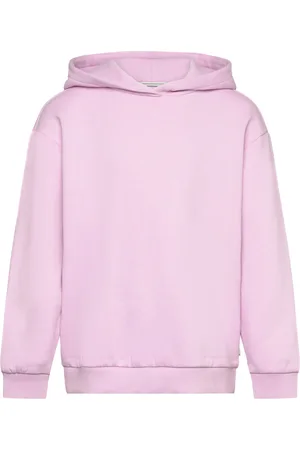 TOM TAILOR Over D Printed Hoody Tops Sweat-shirts & Hoodies Hoodies Pink