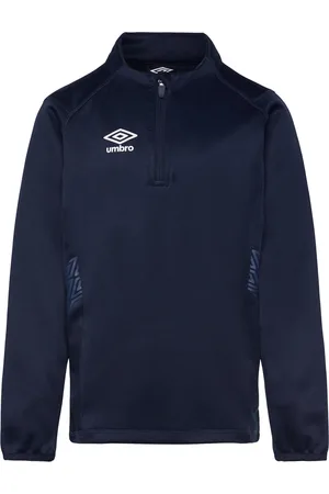 Umbro Liga Halfzip Jr Tops T-shirts Long-sleeved T-shirts Navy