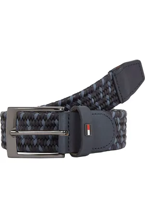 Tommy Hilfiger Adan New Elastic 3.5 Accessories Belts Braided Belt Navy