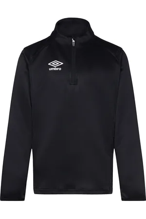 Umbro Liga Halfzip Jr Tops T-shirts Long-sleeved T-shirts Black