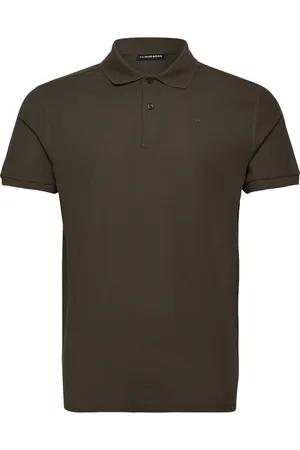 J Lindeberg Troy Polo Shirt Seasonal Pique Tops Knitwear Short Sleeve Knitted Polos Black