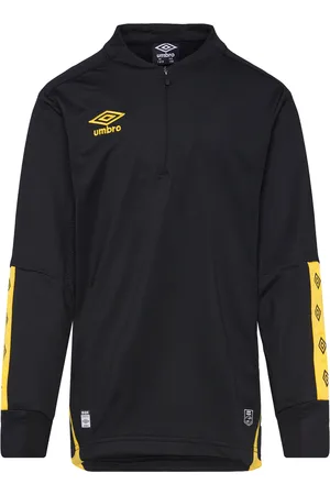 Umbro Ux Elite Half Zip Jr Tops T-shirts Long-sleeved T-shirts Black