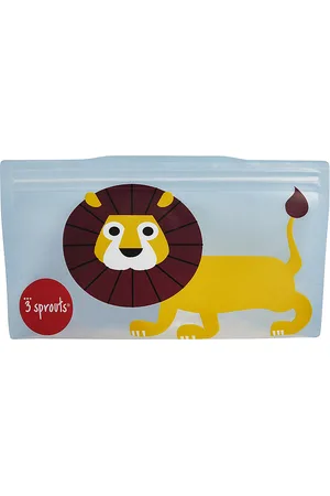 3 sprouts Snack Bag , Lion/Blue Home Meal Time Lunch Boxes Blue