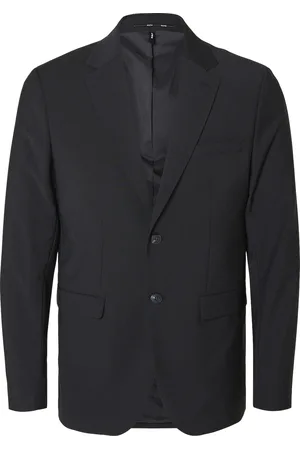 SELECTED Slhslim-Theo Blz Flex Noos Suits & Blazers Blazers Single Breasted Blazers Black