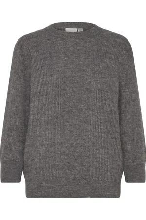 Ichi Ihkamara Ms3 Tops Knitwear Jumpers Grey