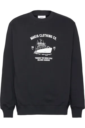 Makia Urho Sweatshirt Tops Sweat-shirts & Hoodies Sweat-shirts Black