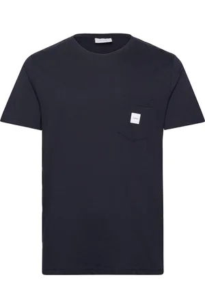 Makia Square Pocket T-Shirt Tops T-shirts Short-sleeved Navy