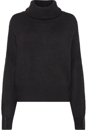 Ichi Ihkamara Rn2 Tops Knitwear Turtleneck Black