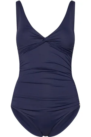Panos Emporio Simi Solid Swimsuit Recycled Uimapuku Uima-asut Navy
