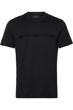 Emporio Armani T-Shirt Tops T-shirts Short-sleeved Black