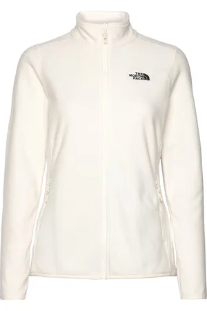 The North Face W 100 Glacier Fz - Eu Sport Sweat-shirts & Hoodies Fleeces & Midlayers Cream
