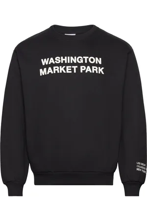 Les Deux Washington Sweatshirt Tops Sweat-shirts & Hoodies Sweat-shirts Black