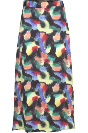 Bobo Choses Fantasy World Printed Asymmetric Midi Skirt Skirts Maxi Skirts Multi/patterned