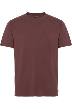 J Lindeberg Sid Basic T-Shirt Tops T-shirts Short-sleeved Burgundy