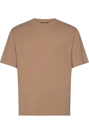 J Lindeberg Hale Logo T-Shirt Tops T-shirts Short-sleeved Brown