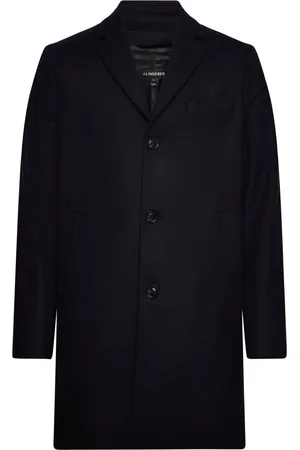J Lindeberg Artie Melton Coat Villakangastakki Pitkä Takki Black