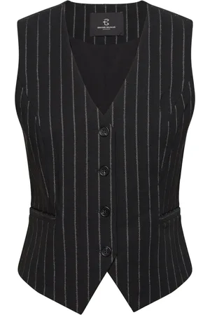 Bruuns Bazaar Decumariabbbielle Waistcoat Blazers Sleeveless Blazers Black