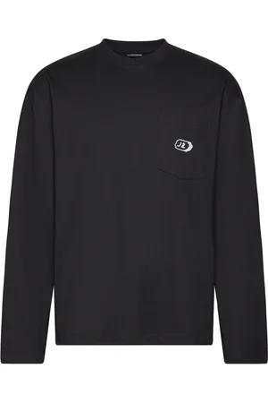 J Lindeberg Walsh Ls Pocket Tee Tops T-shirts Long-sleeved Black