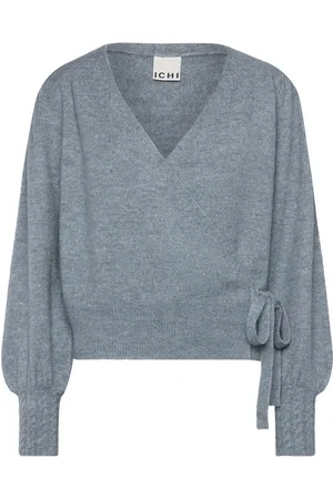 Ichi Iholene Ca3 Tops Knitwear Cardigans Blue