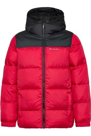 Columbia Puffect Hooded Jacket Toppatakki Red