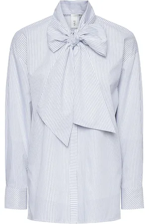 Y.A.S Loma Ls Stripe Shirt S. Tops Shirts Long-sleeved White