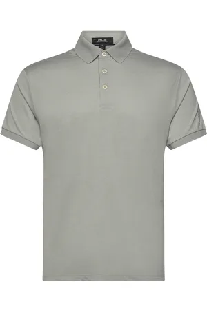 Ralph Lauren Tailored Fit Performance Polo Shirt Sport Men Sport Clothing Sport Tops Sport Polos Sport Short-sleeved Polos Grey