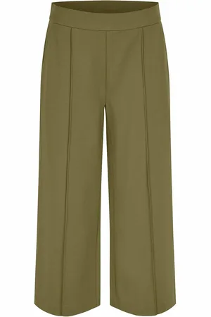 Masai Piana Bottoms Trousers Culottes Khaki Green