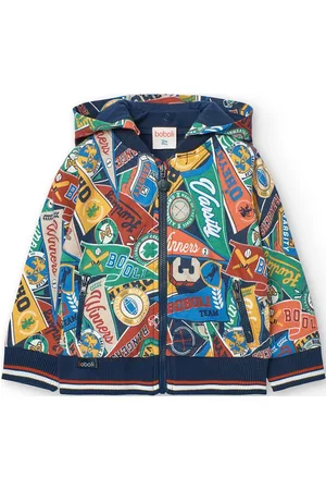 Boboli Fleece Jacket Printed For Baby -Bci Outerwear Fleece Outerwear Fleece Jackets Multi/patterned