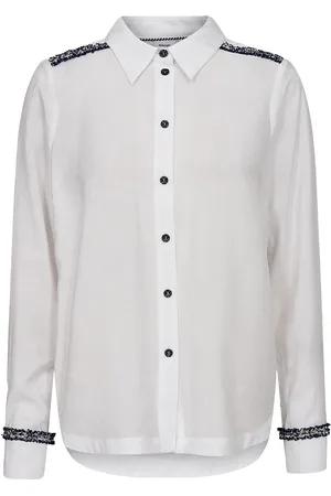 Numph Nuivana Shirt Tops Shirts Long-sleeved White
