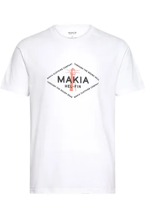 Makia Seaside T-Shirt Tops T-shirts Short-sleeved White