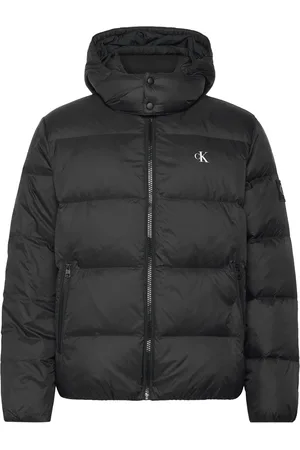 Calvin Klein Essentials Down Jacket Vuorillinen Takki Topattu Takki Black