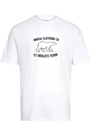 Makia Arctic T-Shirt Tops T-shirts Short-sleeved White