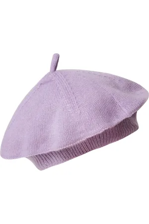 garbo&friends Lilac Knitted Berret Accessories Headwear Hats Winter Hats Purple