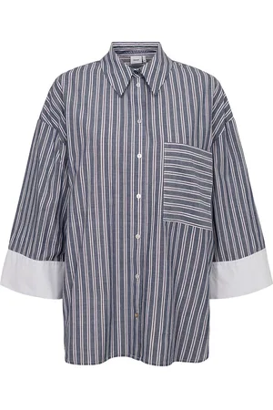 Numph Nuallison Shirt Tops Shirts Short-sleeved Navy