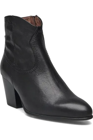 Wonders Cane Shoes Boots Ankle Boots Ankle Boots With Heel Black