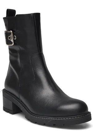 Wonders Lumen Shoes Boots Ankle Boots Ankle Boots With Heel Black