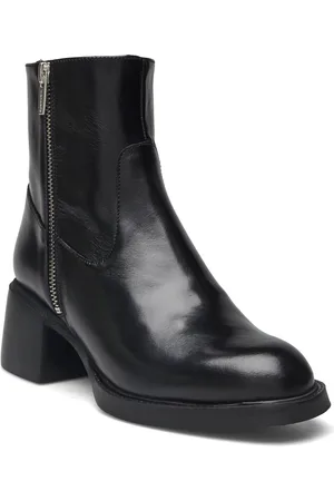 Wonders Canon Shoes Boots Ankle Boots Ankle Boots With Heel Black
