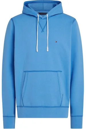 Tommy Hilfiger Essential Fleece Hoody Tops Sweat-shirts & Hoodies Hoodies Blue
