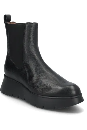 Wonders Marbella Shoes Chelsea Boots Black