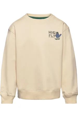 The New Tnlacob Os Sweatshirt Tops Sweat-shirts & Hoodies Sweat-shirts Cream