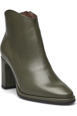 Wonders Oliva Shoes Boots Ankle Boots Ankle Boots With Heel Green