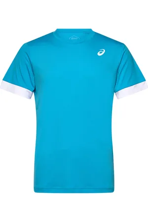 Asics Men Court Ss Top Sport T-shirts Short-sleeved Blue
