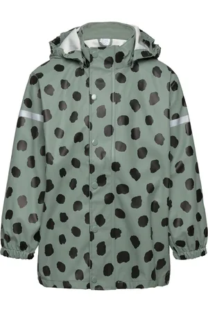 Lindex Jacket Rain Pu Outerwear Rainwear Jackets Green