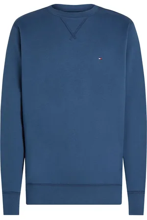 Tommy Hilfiger Essential Fleece Crewneck Tops Sweat-shirts & Hoodies Sweat-shirts Blue
