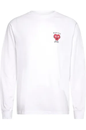 Makia Panic Long Sleeve Tops T-shirts Long-sleeved White