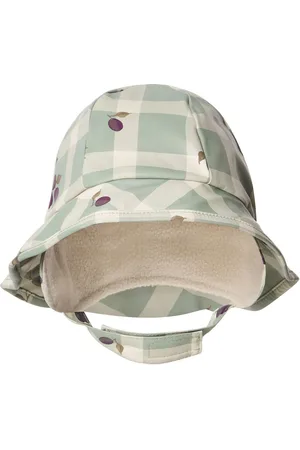 garbo&friends Tree Of Life Lined Rain Hat Accessories Headwear Hats Rain Hats Green