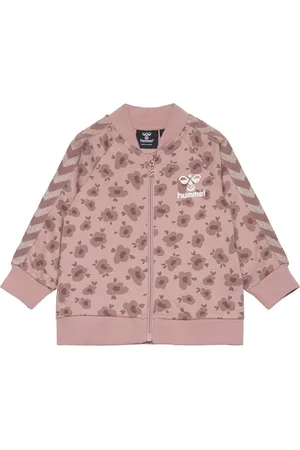 Hummel Hmlfjora Zip Jacket Tops Sweat-shirts & Hoodies Sweat-shirts Pink