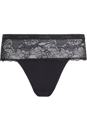 Calvin Klein Thong Stringit Alusvaatteet Black