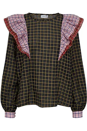 Numph Nuiggy Shirt Tops Shirts Long-sleeved Multi/patterned