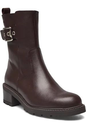 Wonders Lumen Shoes Boots Ankle Boots Ankle Boots With Heel Brown